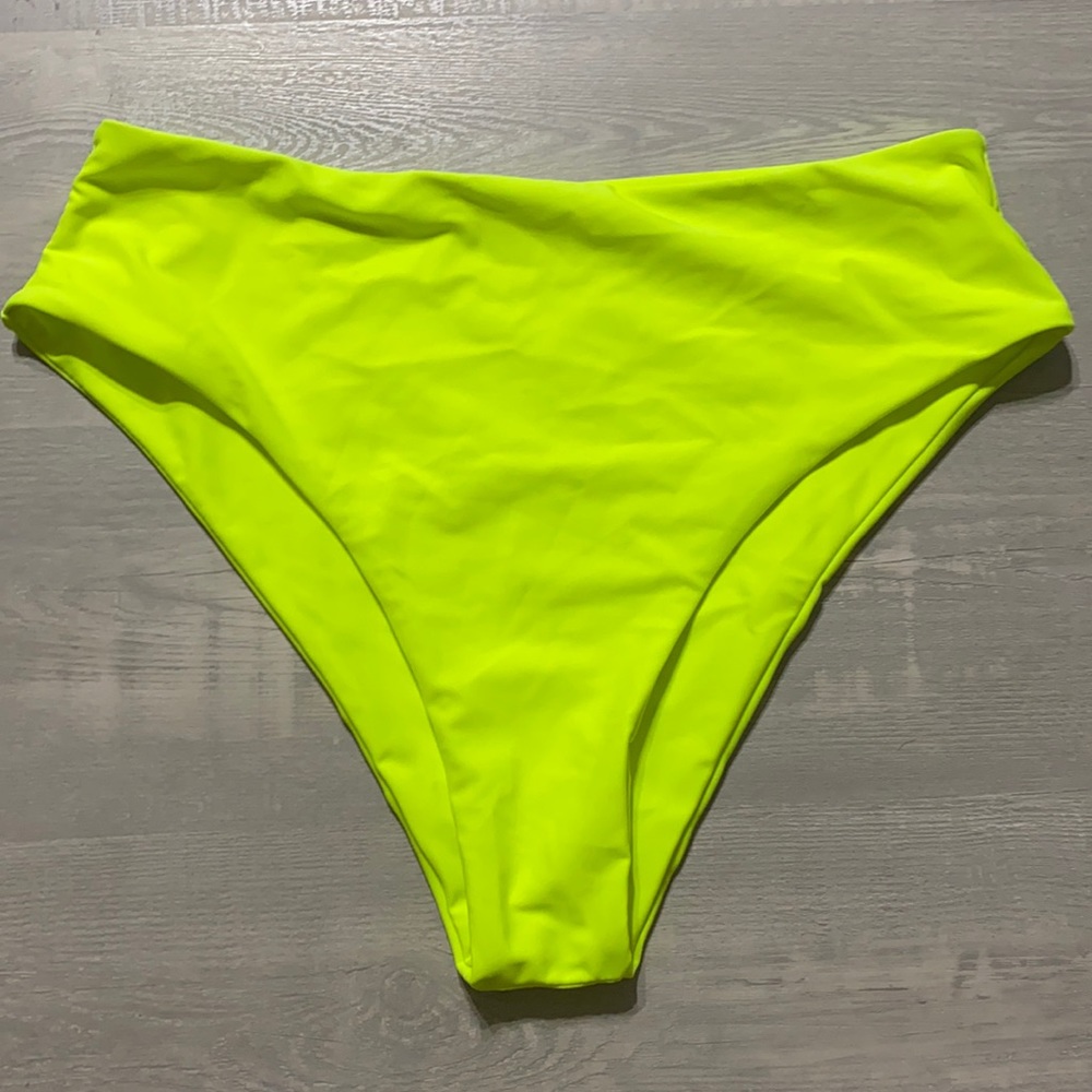 Super high waisted bikini bottoms